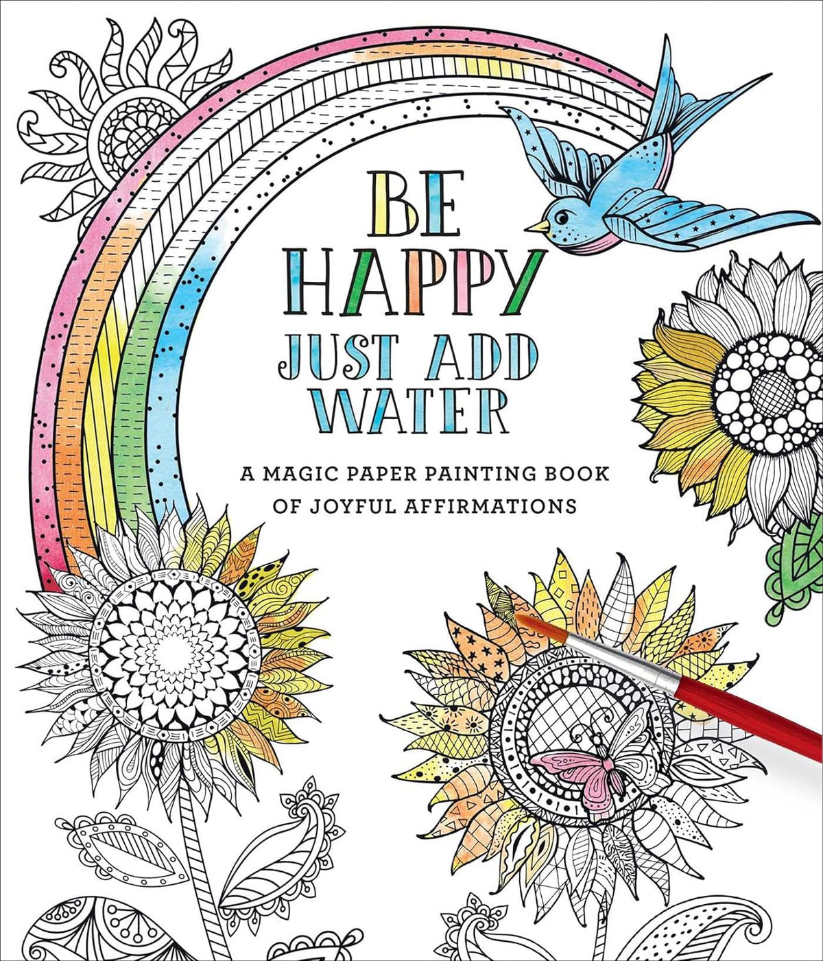 Be Happy: Magic Paper Painting Book