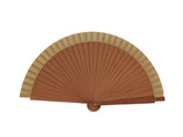 Handmade Spanish Fan - Beiege