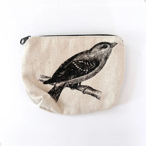 Cotton Canvas Zip Pouch