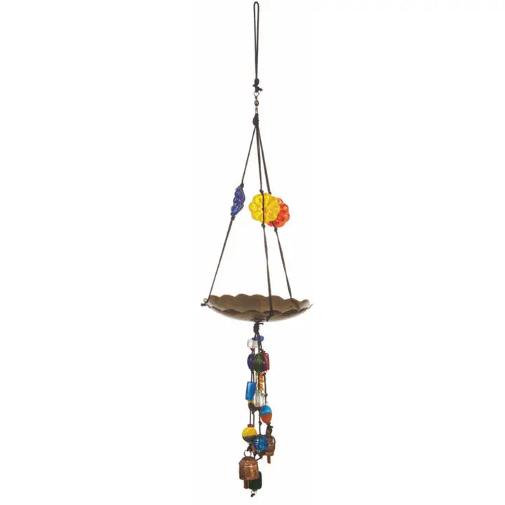 Bird Feeder with Beads and Bell