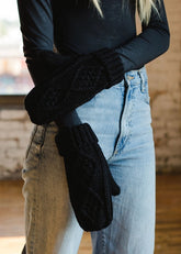 Cable Knit Mittens