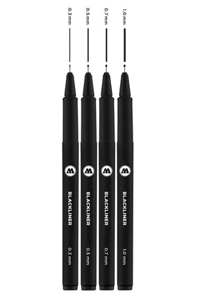 Blackliner 4pc Pen Set