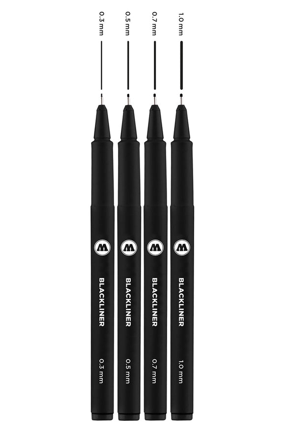 Blackliner 4pc Pen Set