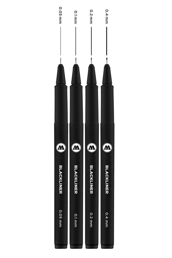 Blackliner 4pc Pen Set