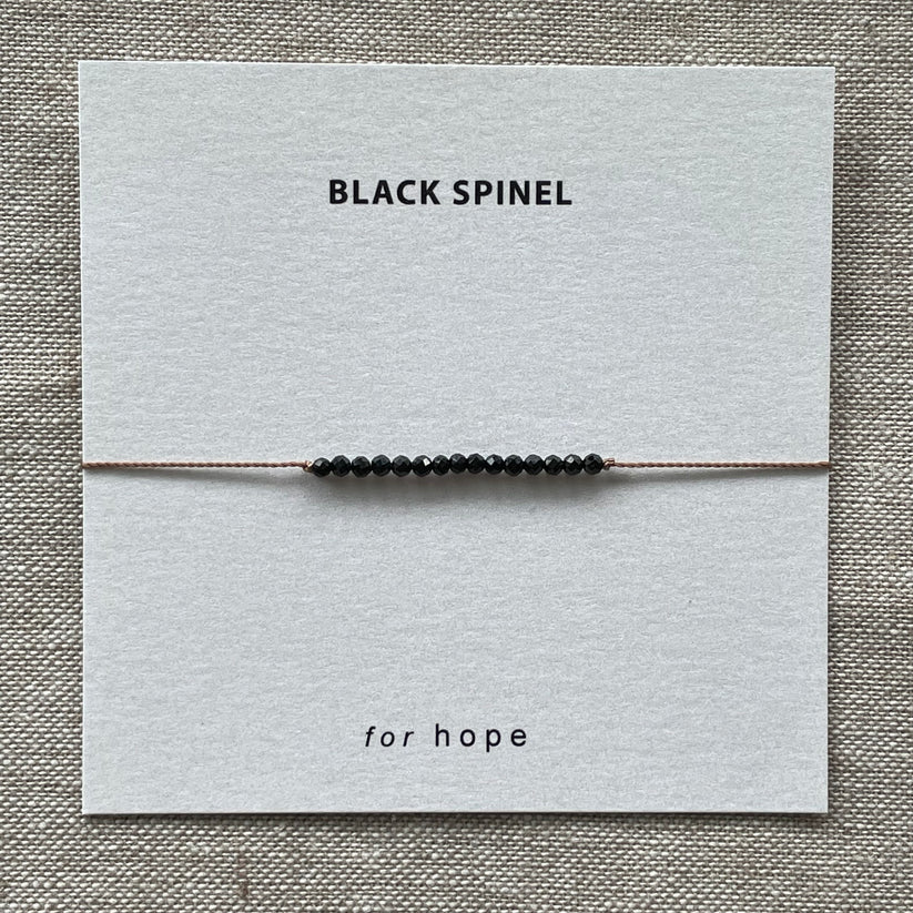 Black Spinel Bracelet