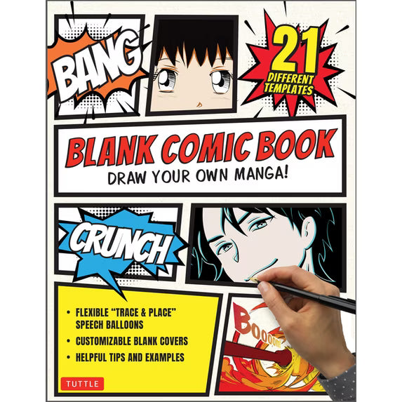 Blank Comic Book: Draw Your Own Manga!