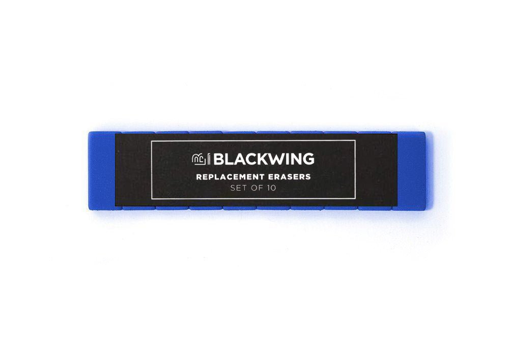 Blackwing Replacement Erasers - Bright Blue