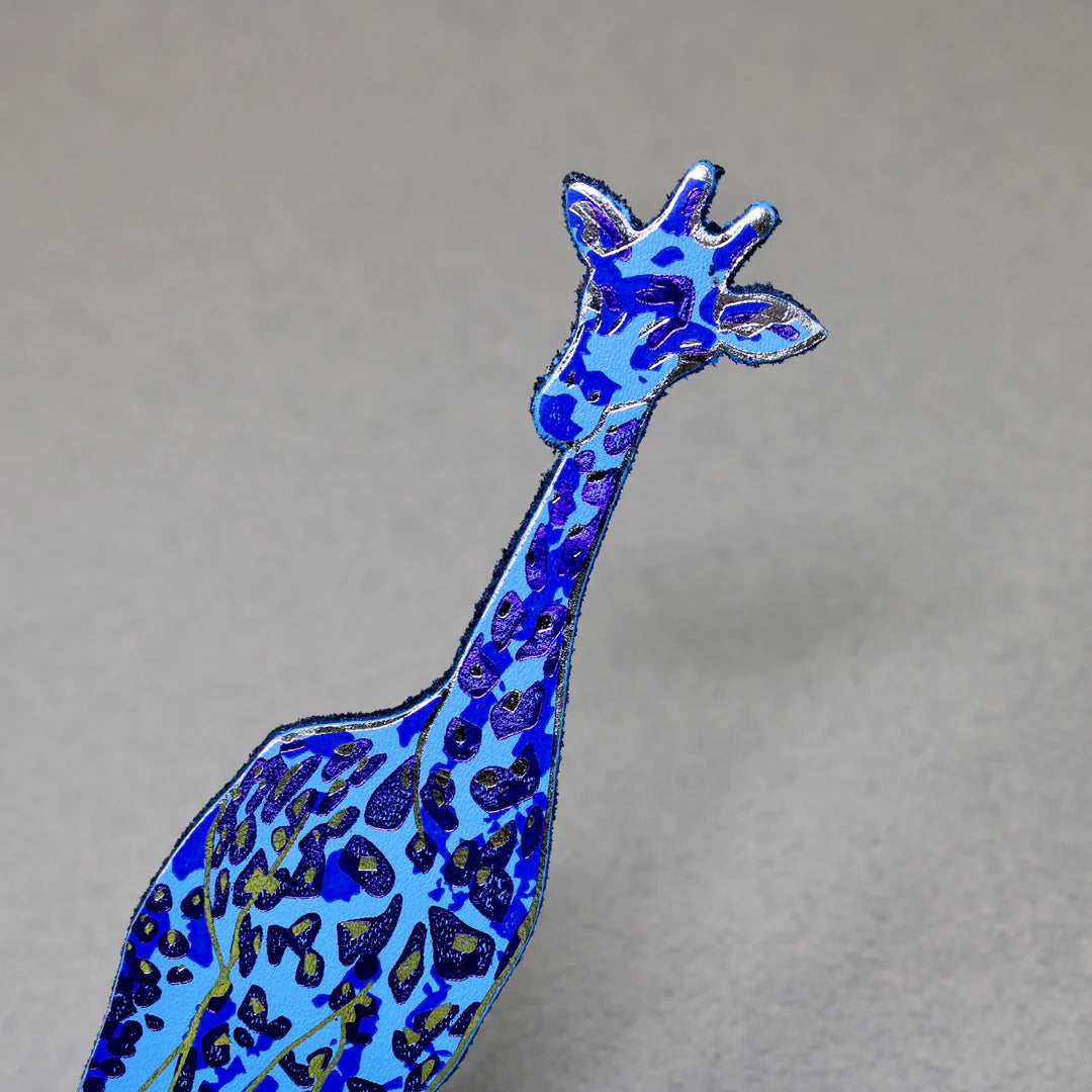 Giraffe Leather Bookmark