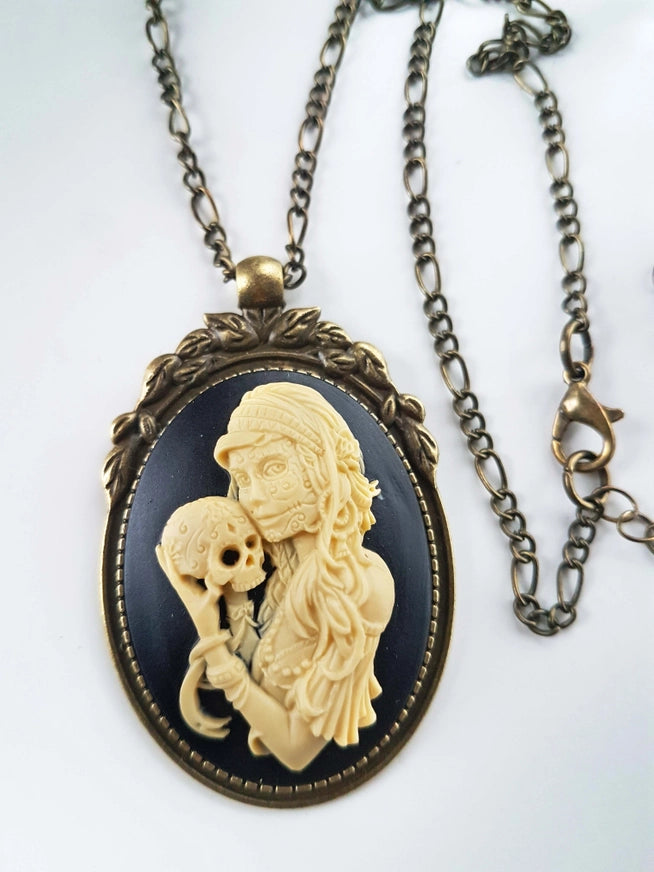 Bohemian Witch Cameo Necklace