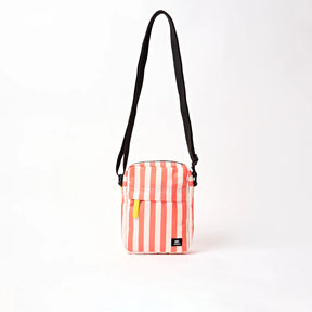 Bond Pocket Crossbody Bag - coral stripe