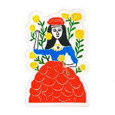 Borges Flower Girl Sticker