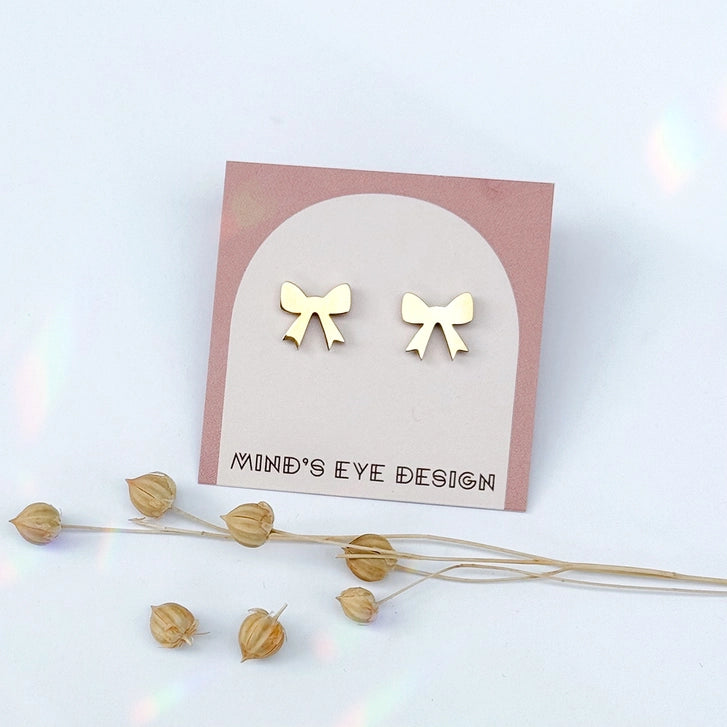 Bow Stud Earrings
