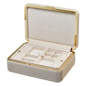 Bella Medium Jewelry Box - Bone