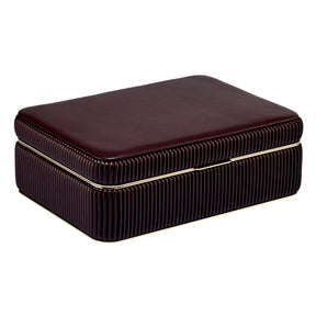 Bella Medium Jewelry Box - Bordeaux