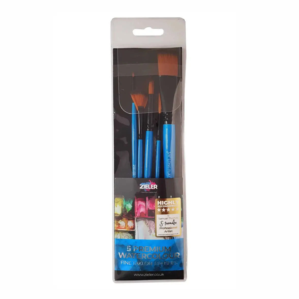 Zieler® Premium Water Color Brushes Wallet