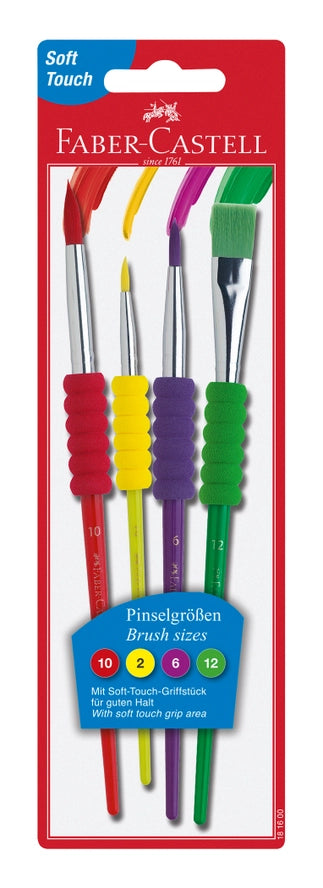 Soft Touch Paintbrushes (Assorted)