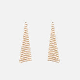 Pascale Lion Collection B Triangle Earrings DO (golden finish)