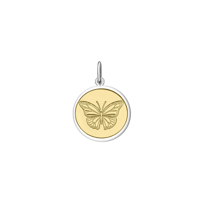 LOLA Butterfly Mini Pendant (gold center)