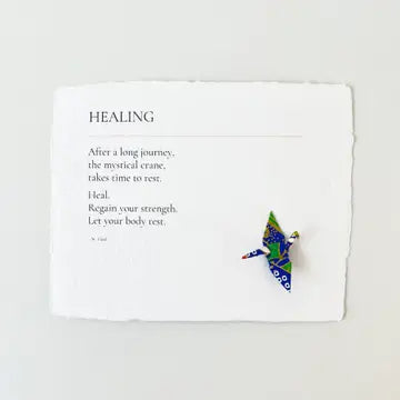 Plantable Card - Origami Crane