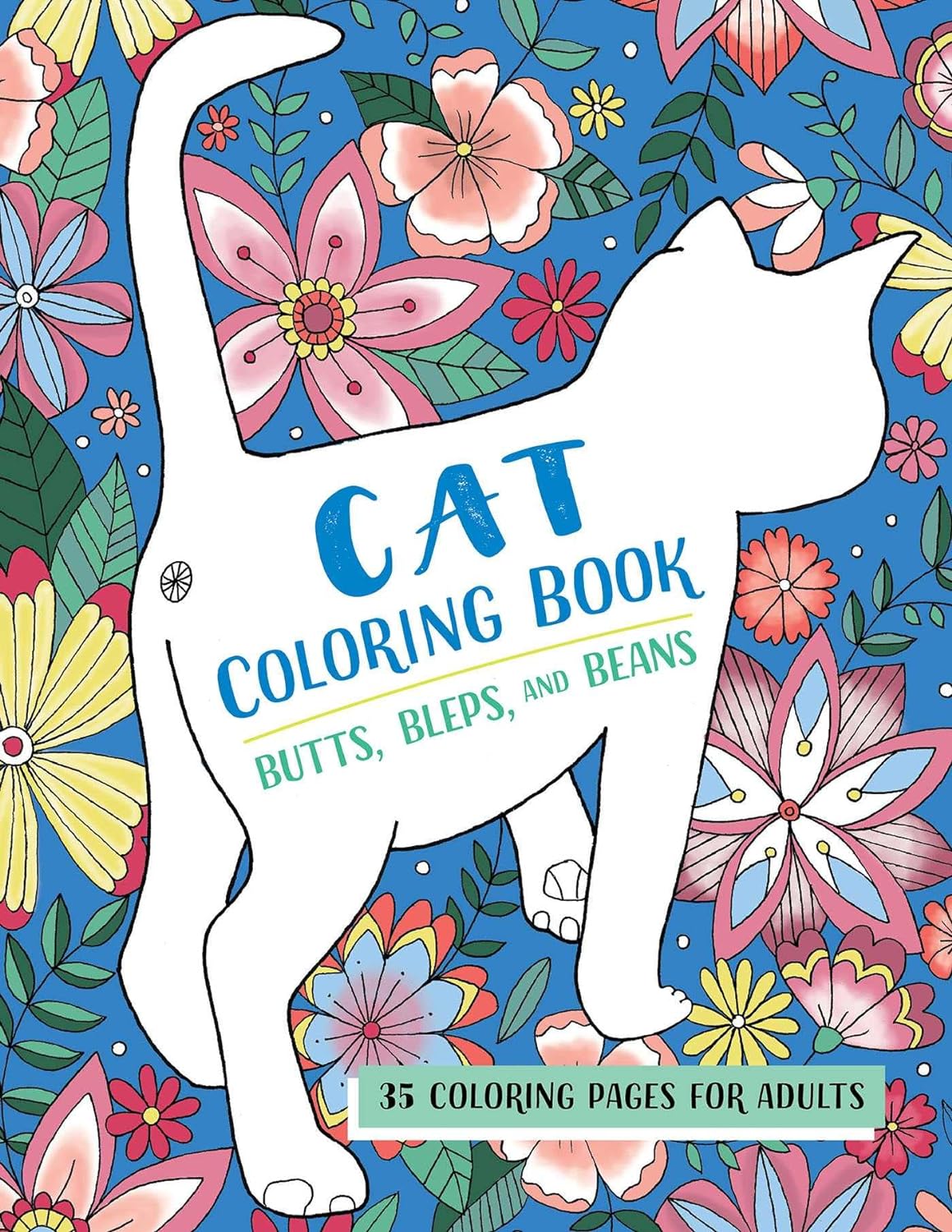 Butts, Bleps, and Beans Cat Coloring Book
