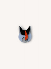 Cat Brooch - Horn and Lacquer
