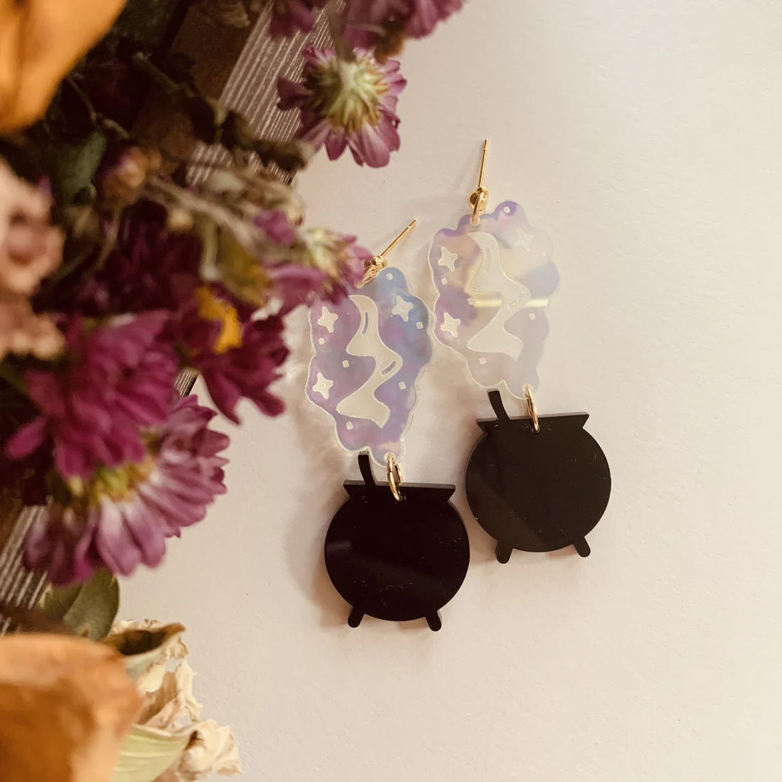 Witches Cauldron Earrings