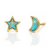 Celestial Mismatch Post Earrings