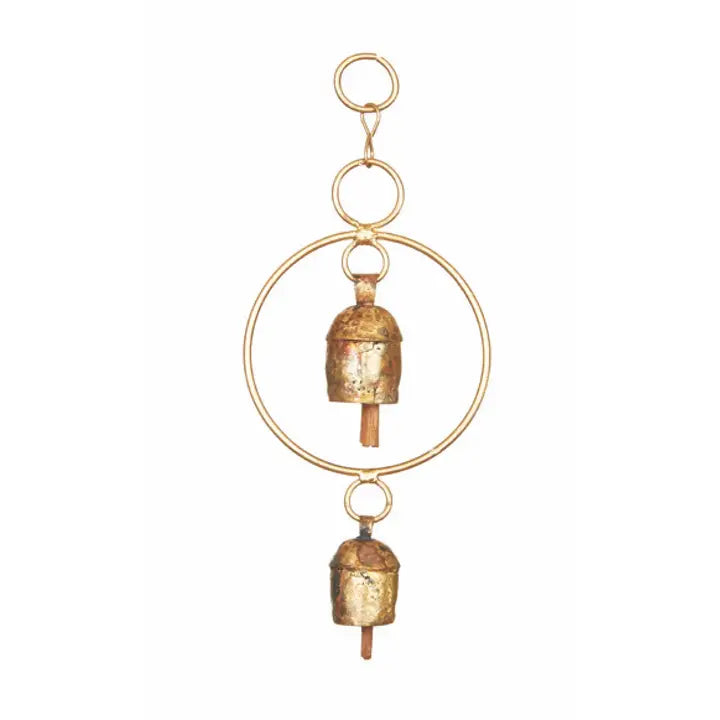 Circle Ornament with 2 Bells