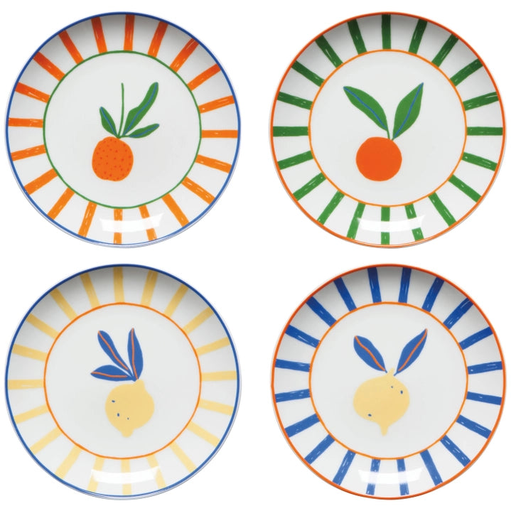 Porcelain Appetizer Plates (set of 4)
