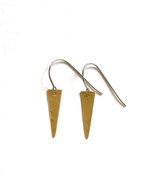 Dainty Triangle Earrings