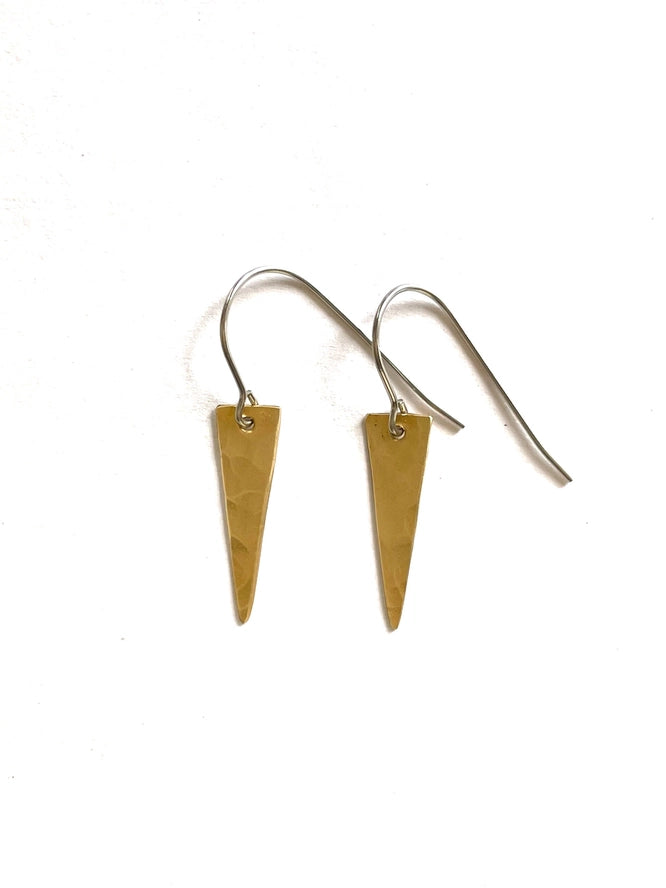 Dainty Triangle Earrings