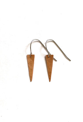 Dainty Triangle Earrings