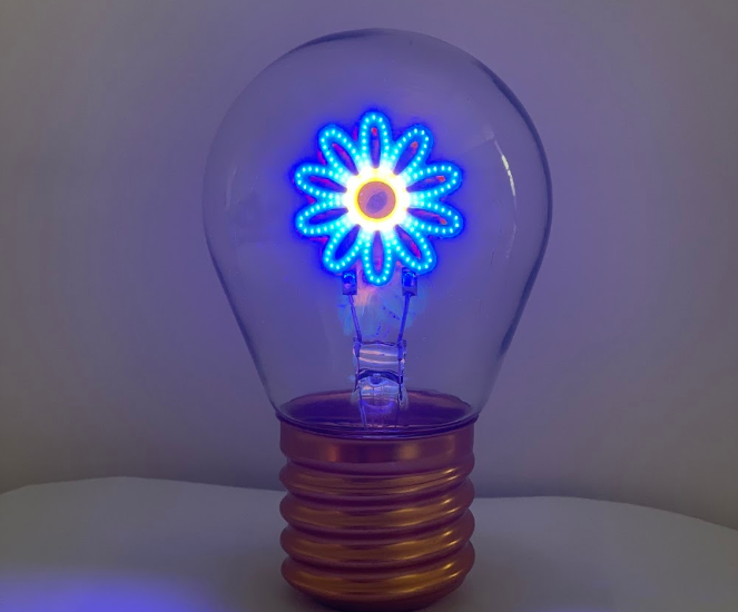 Daisy Neon Lightbulb LED Lamp