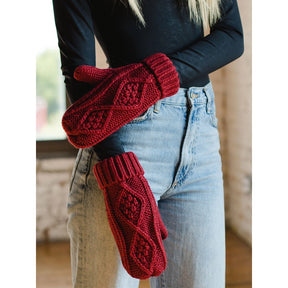 Cable Knit Mittens