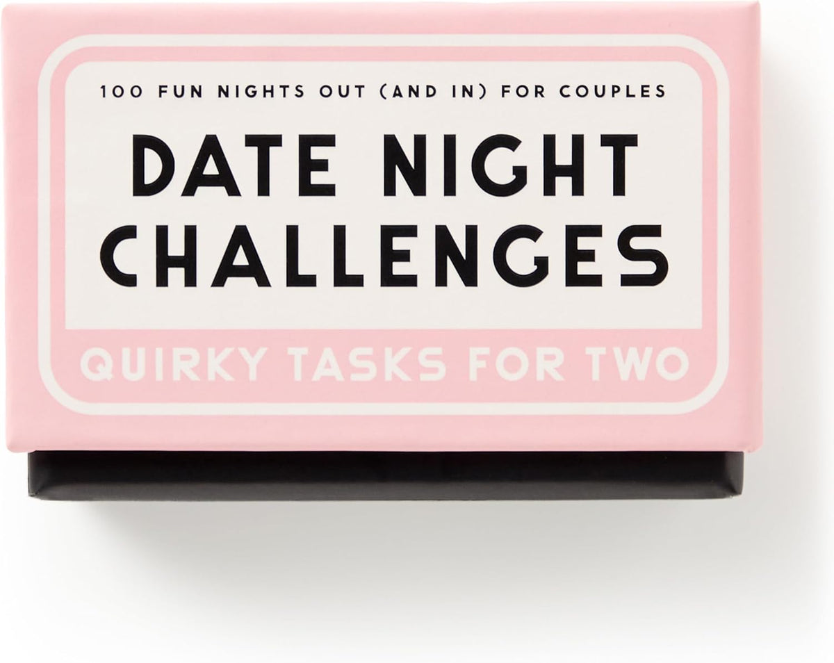 Date Night Challenges -Card Deck of 100 Double Sided Unique Romantic Challenge Cards