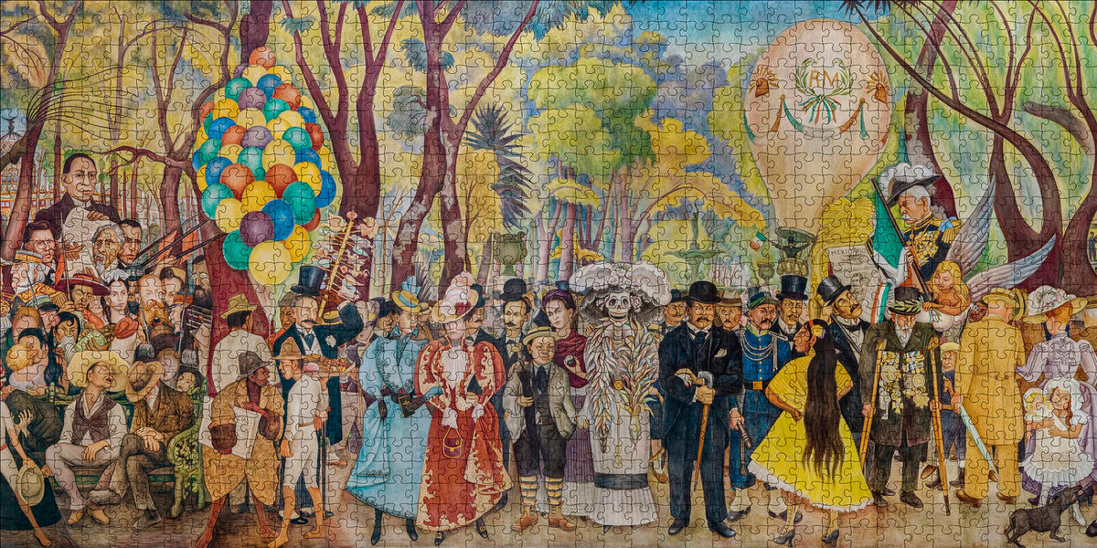 Diego Rivera: Dream of a Sunday Afternoon in Alameda Park 1000-Piece Puzzle