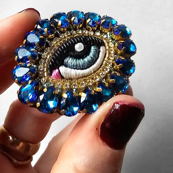 Disturbing Look Brooch