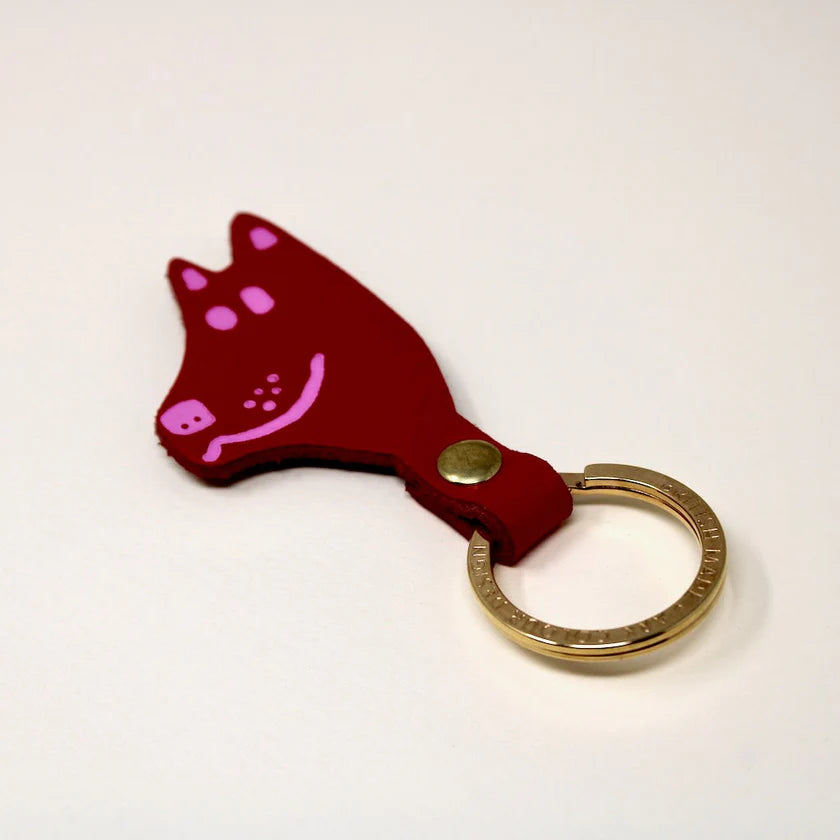 Dog Head Key Fob