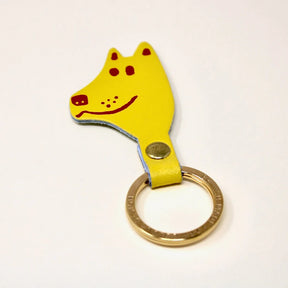 Dog Head Key Fob