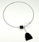 N087 Dome Drop Necklace