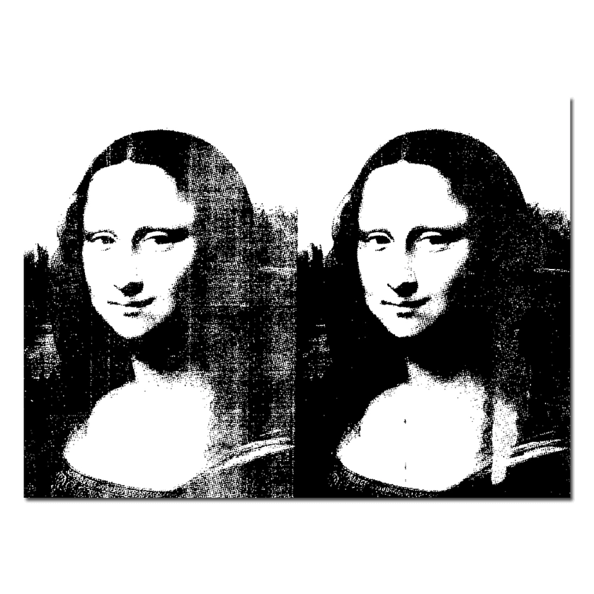 Andy Warhol Double Mona Lisa Sticker