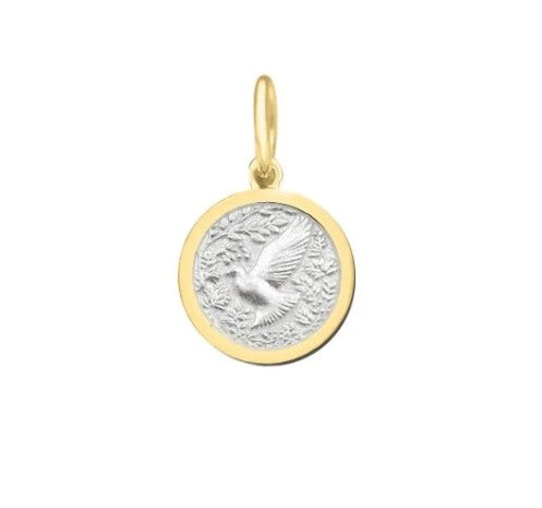 Dove Mini Pendant (gold/alpine white)