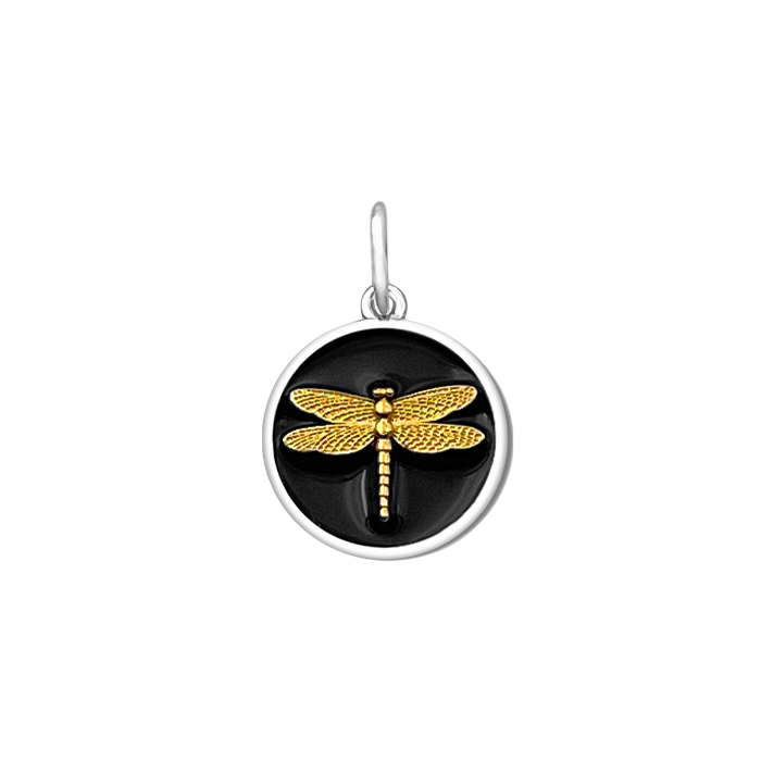 LOLA Dragonfly Small Pendant (gold/black)