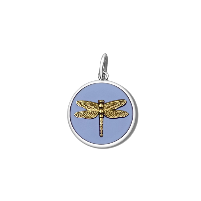 LOLA Dragonfly Small Pendant (lavender/gold)