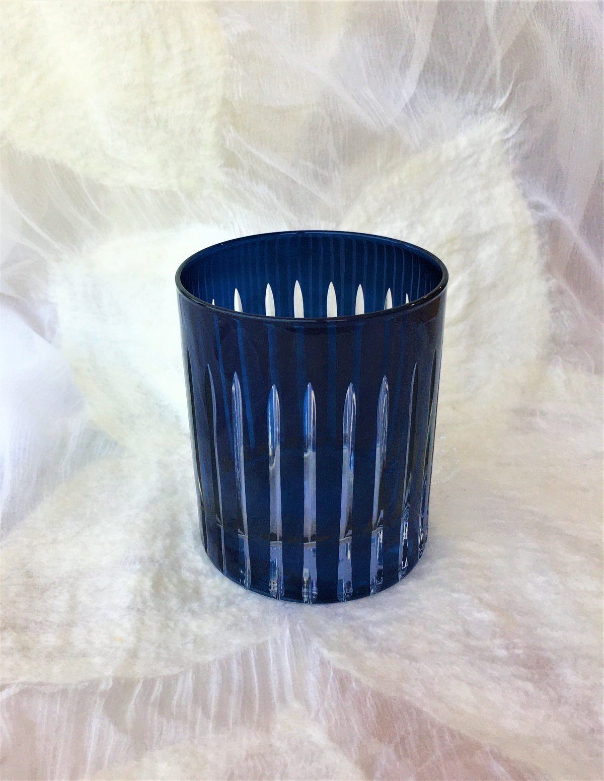 Blue Stripes Drinking Glass (179-B)