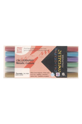 Zig® Calligraphy Dual-Tip Markers 6pk - Metallics