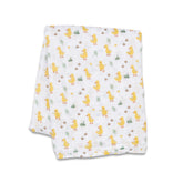 Lulujo Cotton Swaddle Duckies
