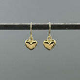 EG710 | Gold Filled chubby Heart Earrings