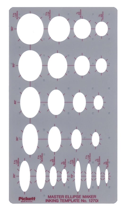 Master Ellipse Template