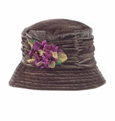 Velvet Hydrangea Cloche (Olive)